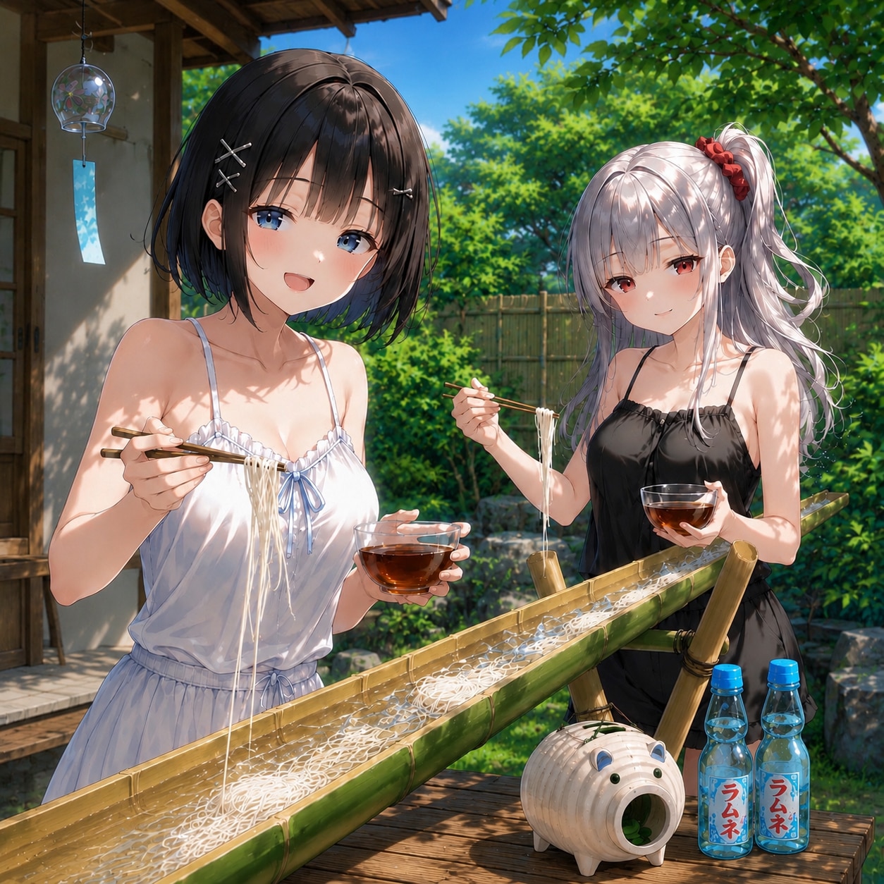 流しそうめん