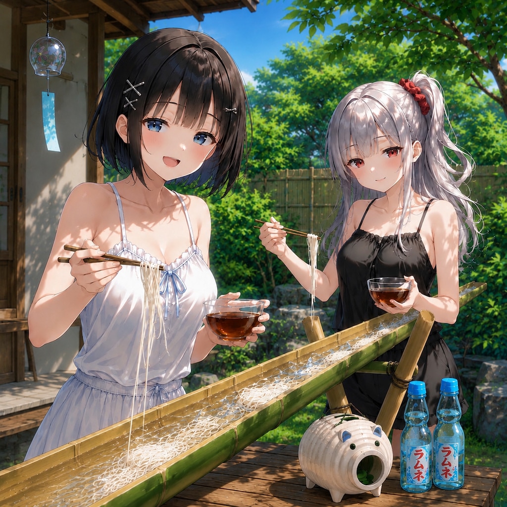 流しそうめん