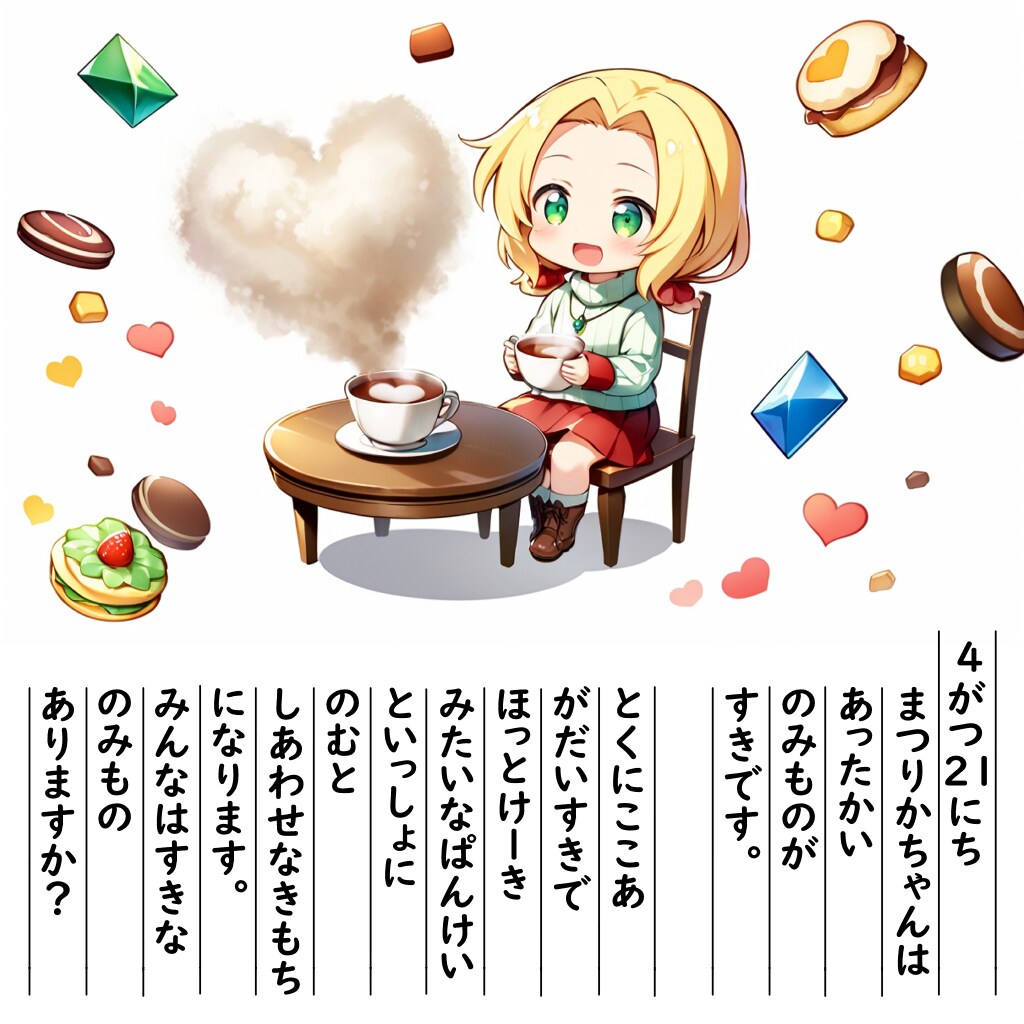 【絵日記】ここあがすきです