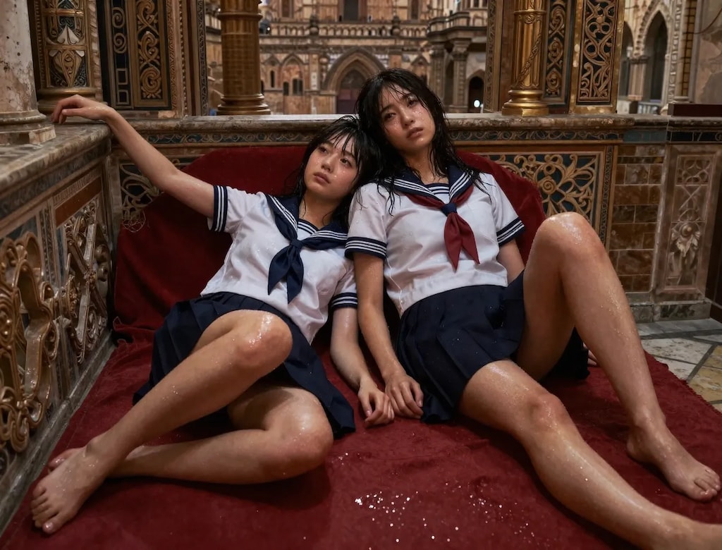 親友同士の真夏のお昼寝2