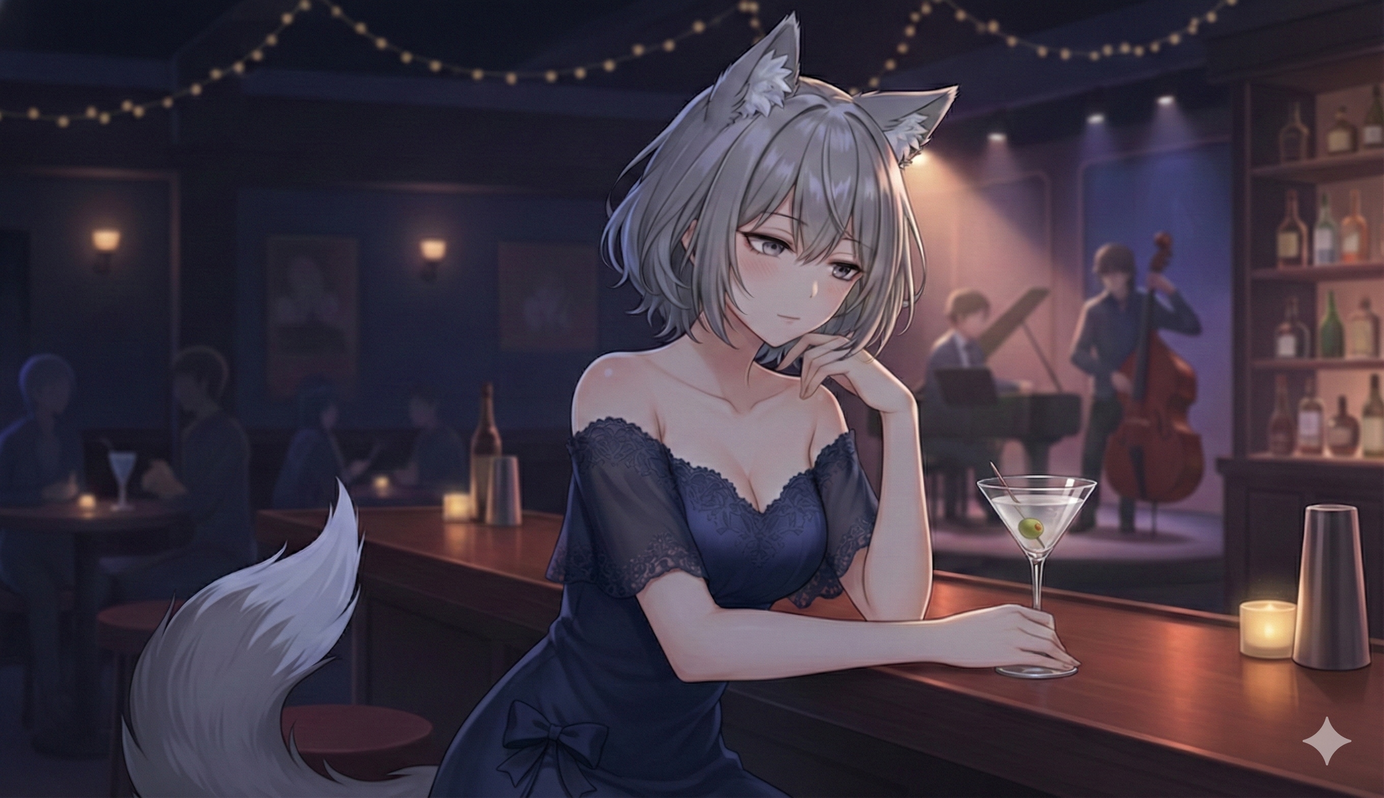 ウォッカ・マティーニを、ステアせずシェイクで。 | の人気AIイラスト・グラビア