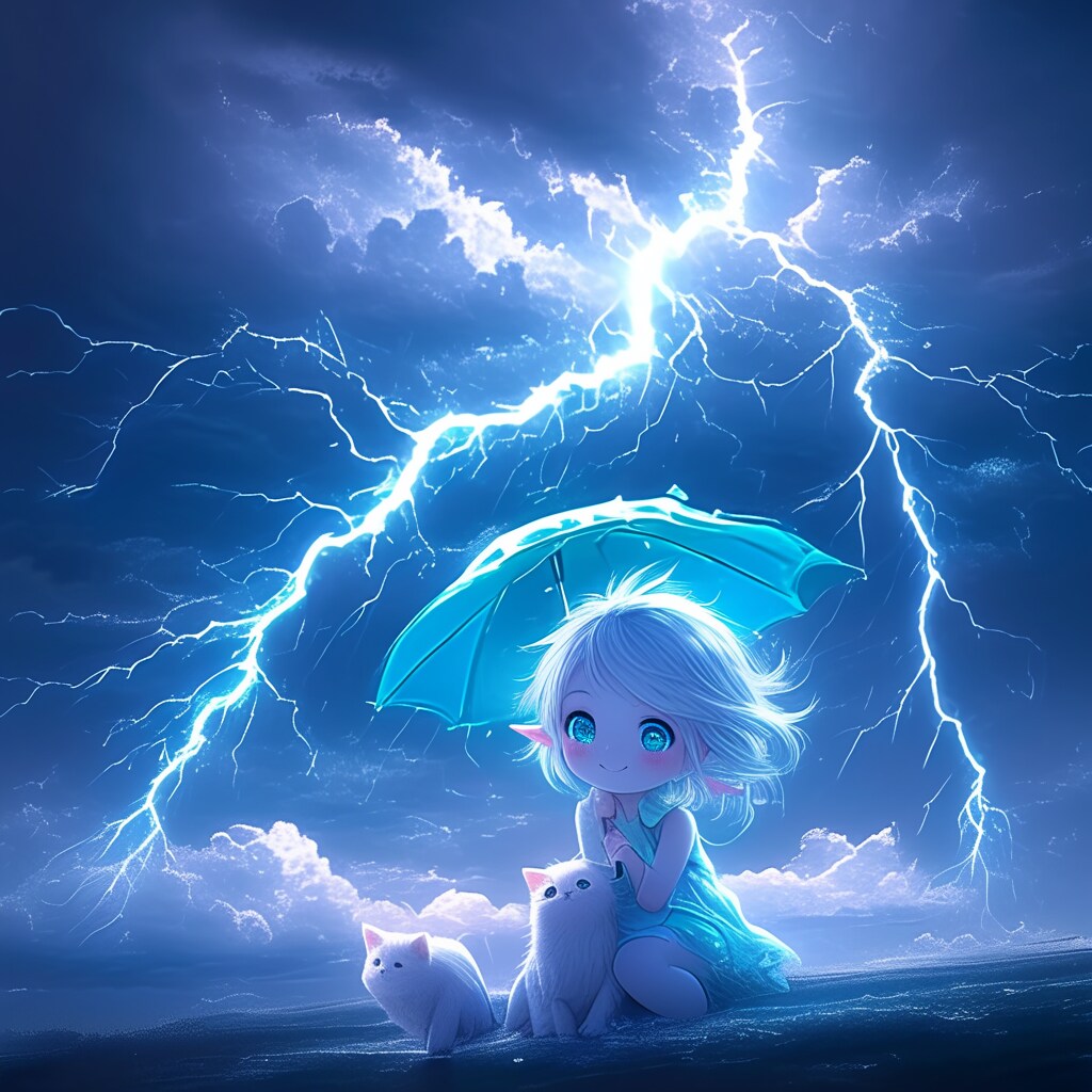 私、雷に強いんですぅ