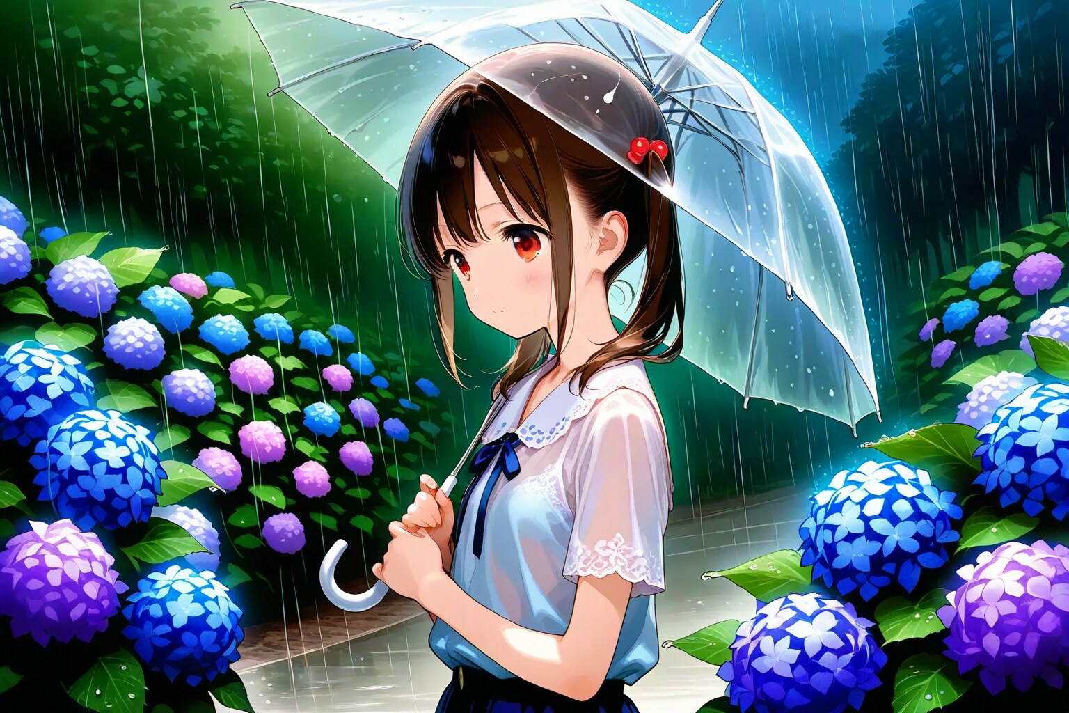 梅雨 ３ | の人気AIイラスト・グラビア