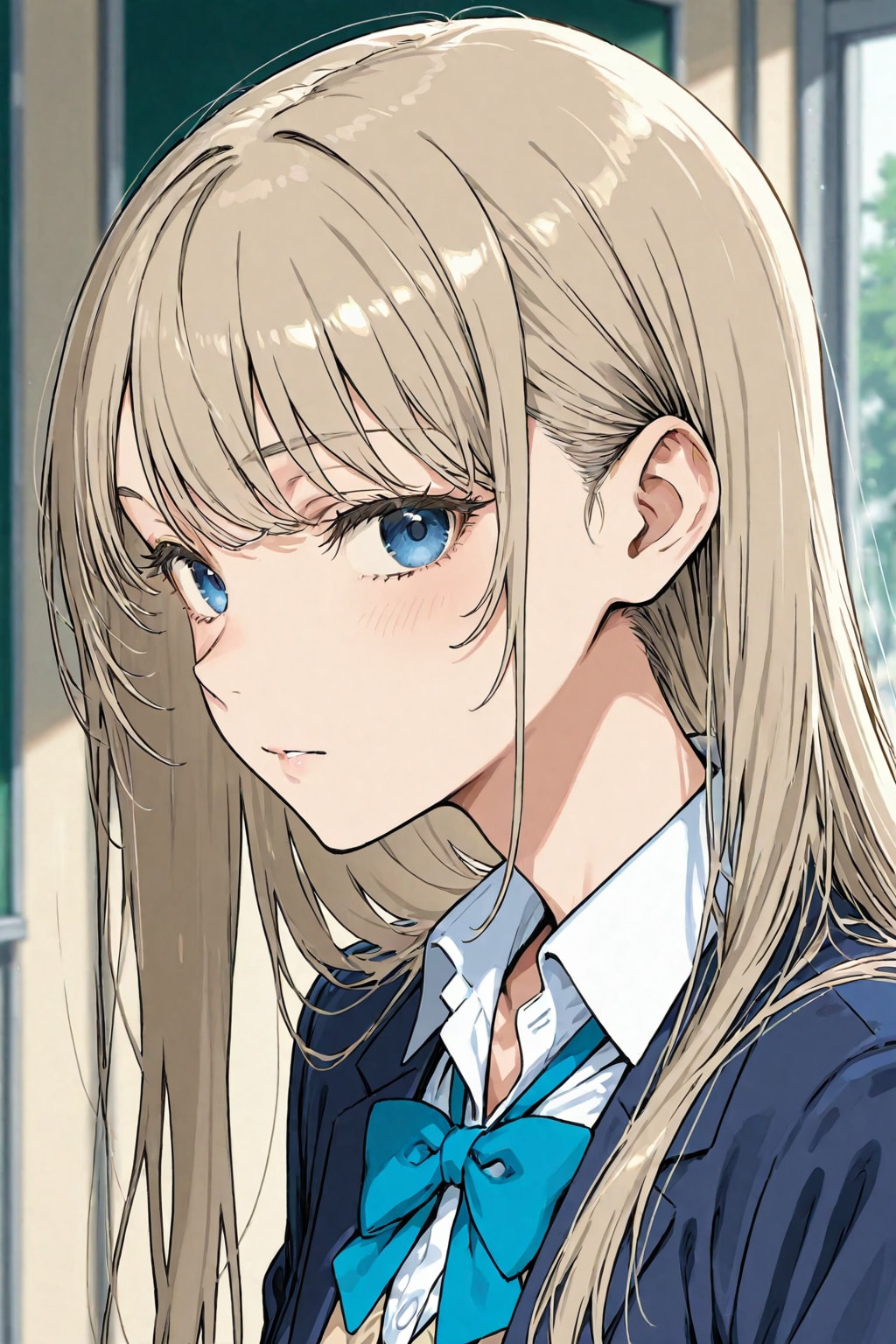 「ショーカットの女子高校生」のポートレート | の人気AIイラスト・グラビア