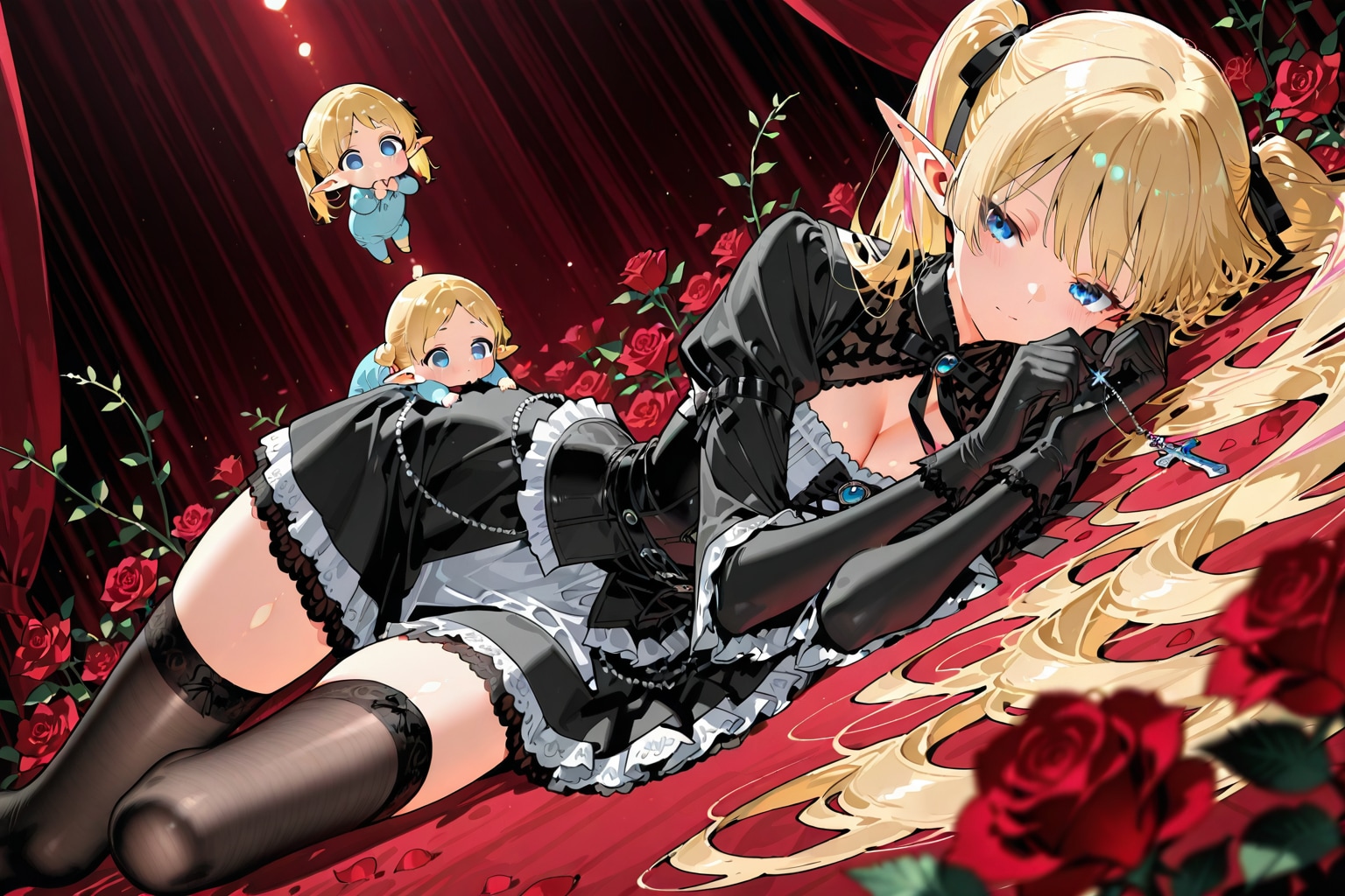 ゴスロリ服.2.1 | の人気AIイラスト・グラビア