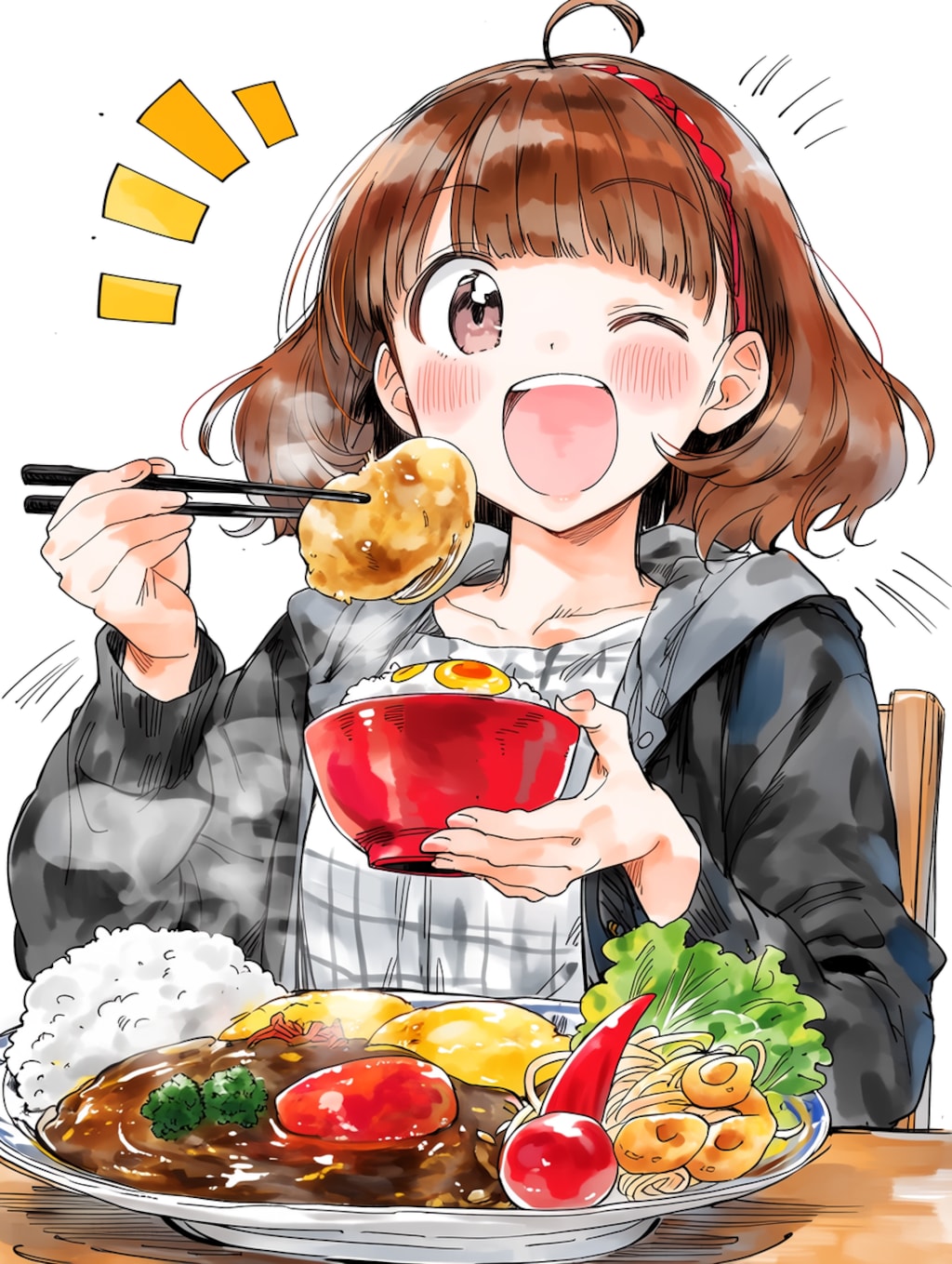 おいしい顔って、こんな顔。
