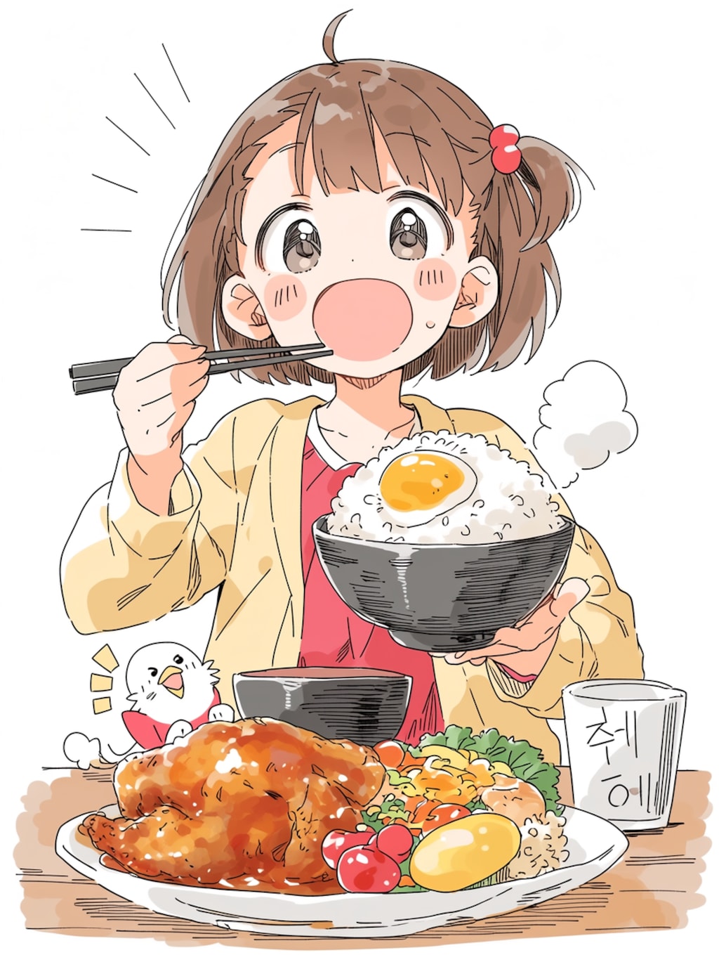おいしい顔って、こんな顔。