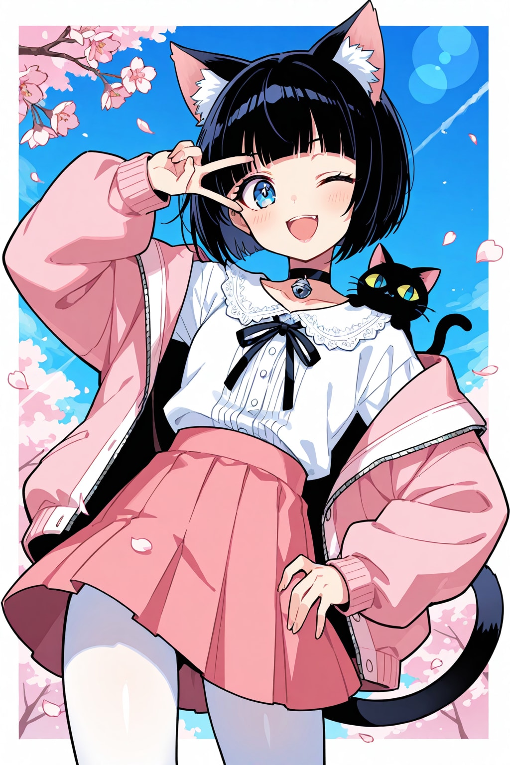 桜とうちの子　その４