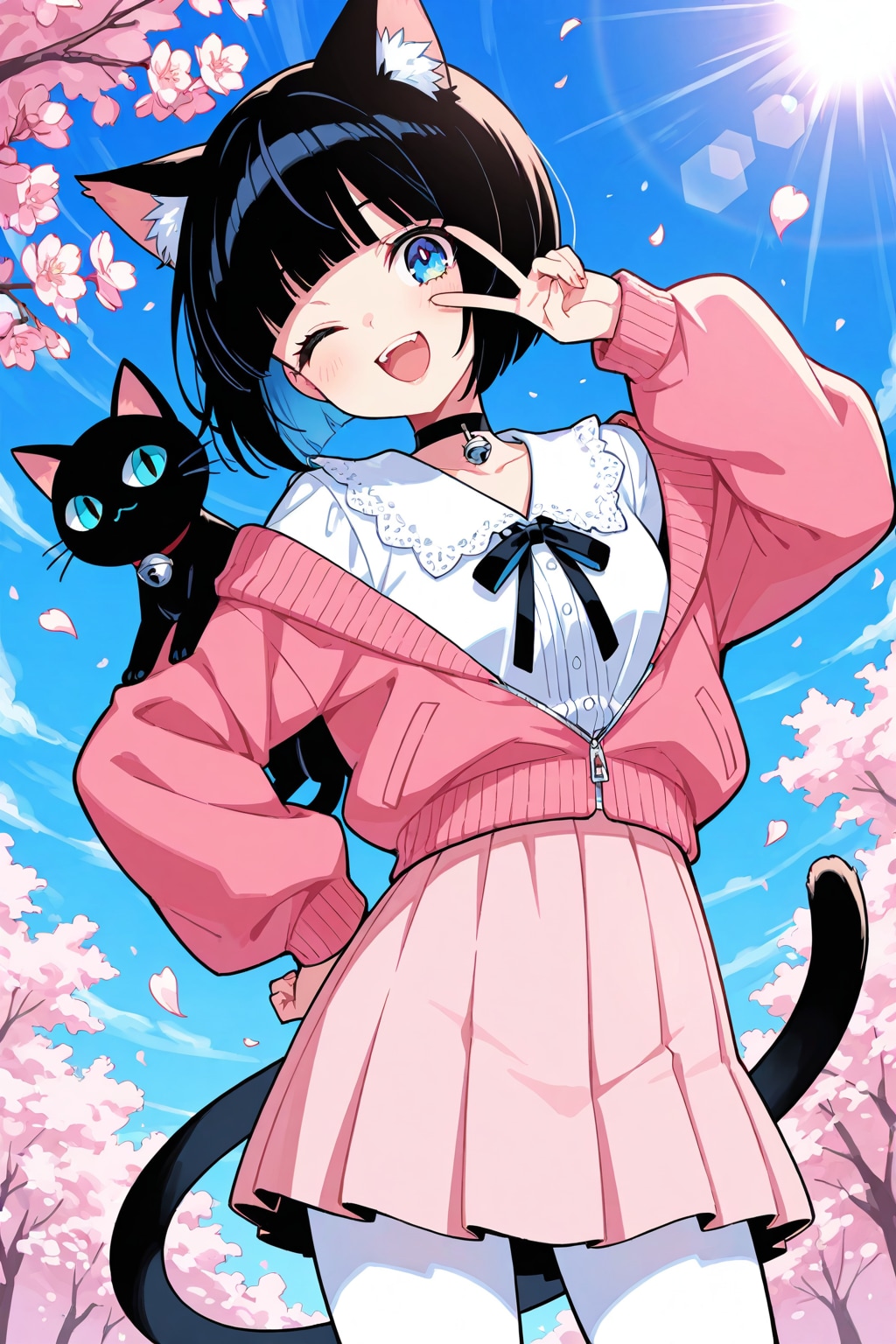 桜とうちの子　その４