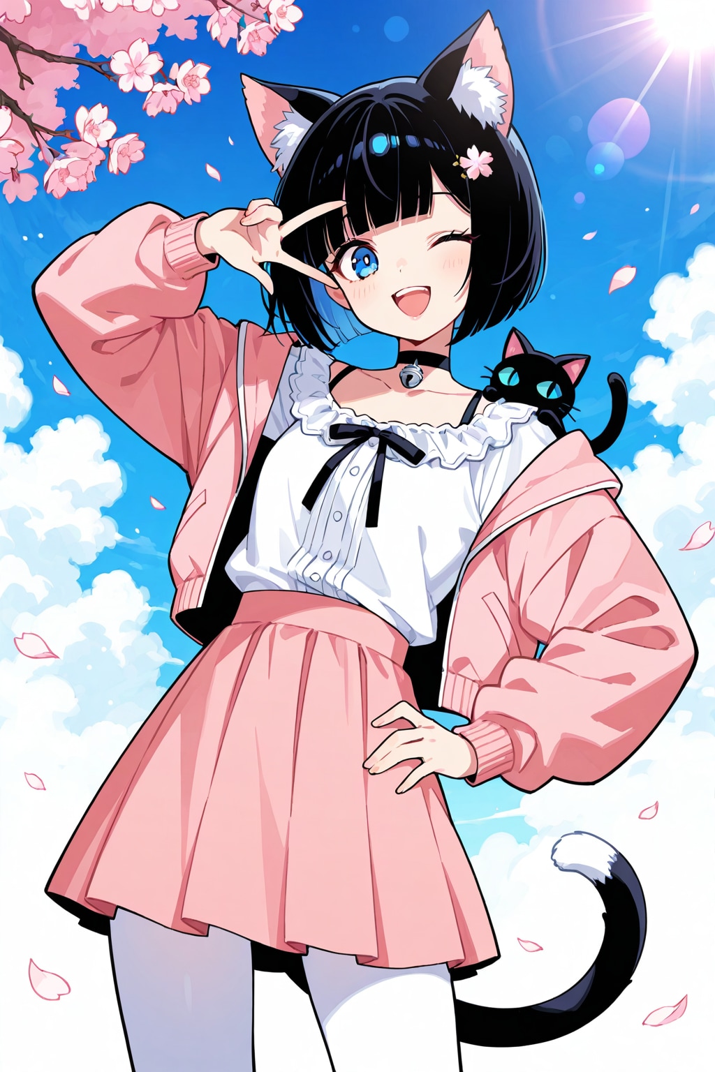 桜とうちの子　その４