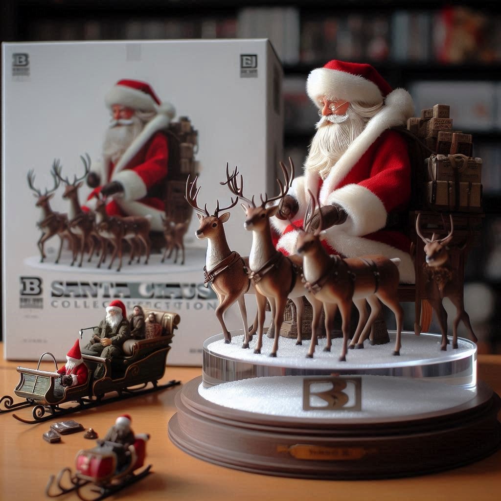 サンタクロースのフィギュア