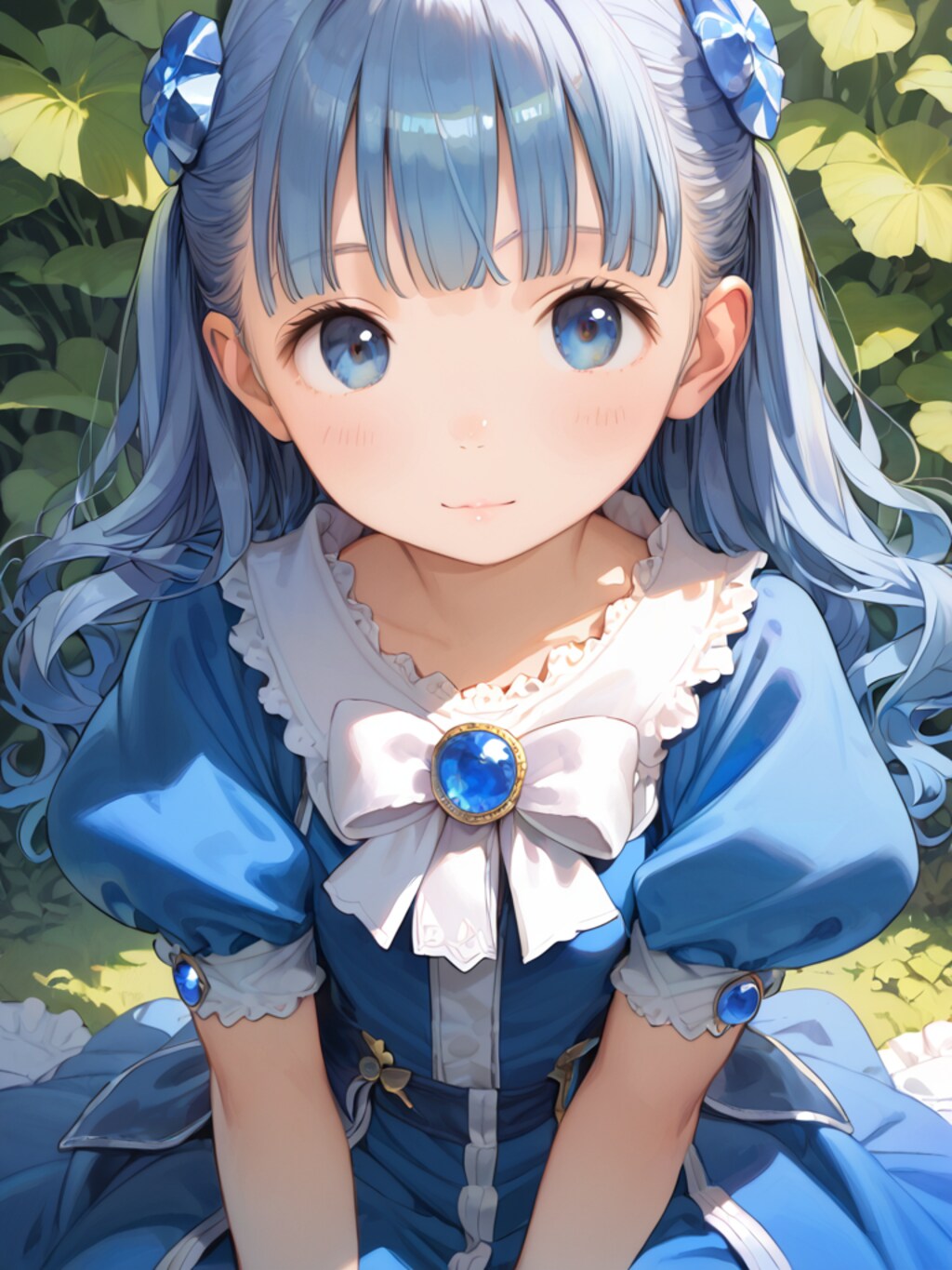 誕生石を擬人化【サファイアその２】１２枚
