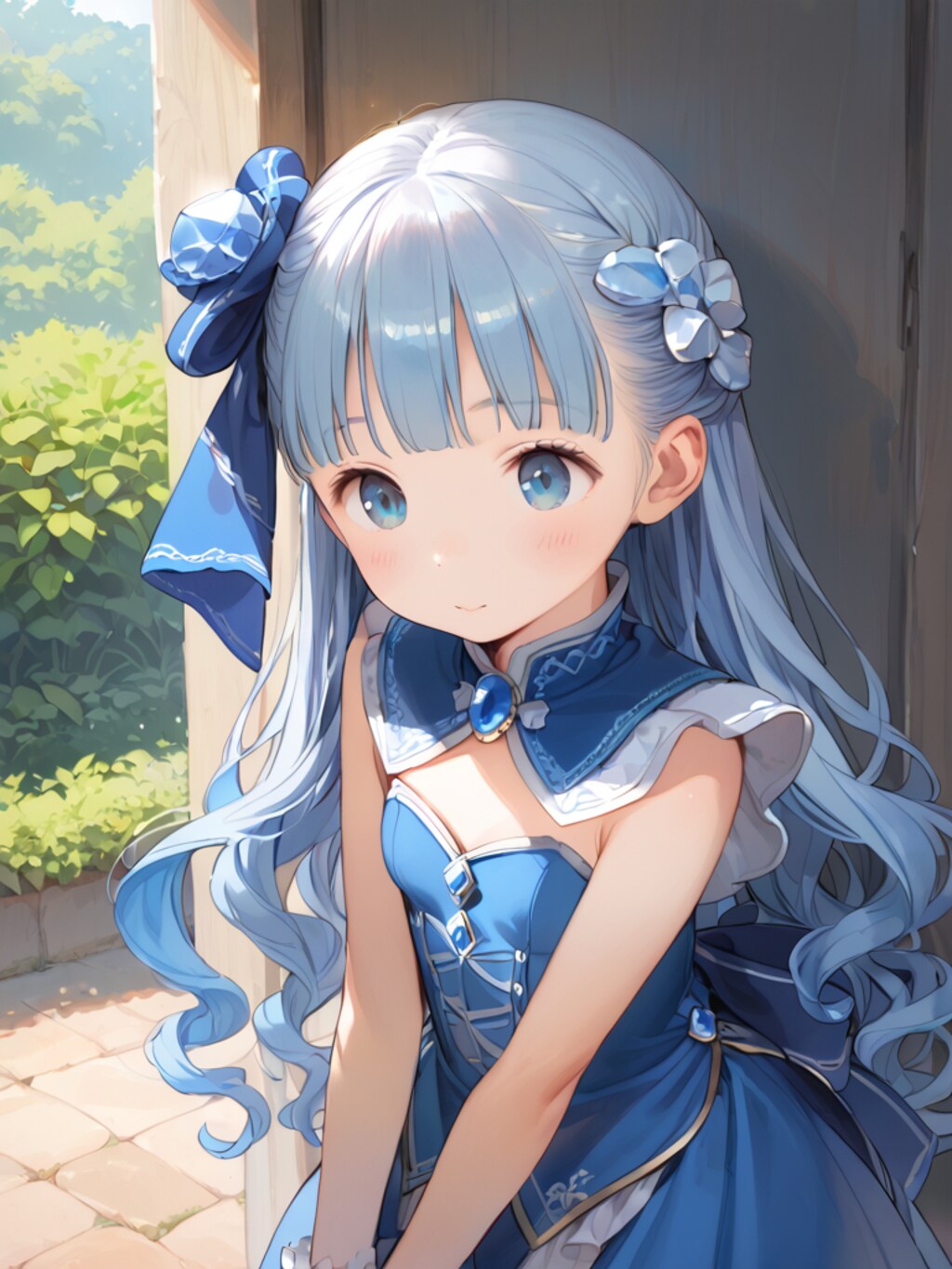 誕生石を擬人化【サファイアその２】１２枚