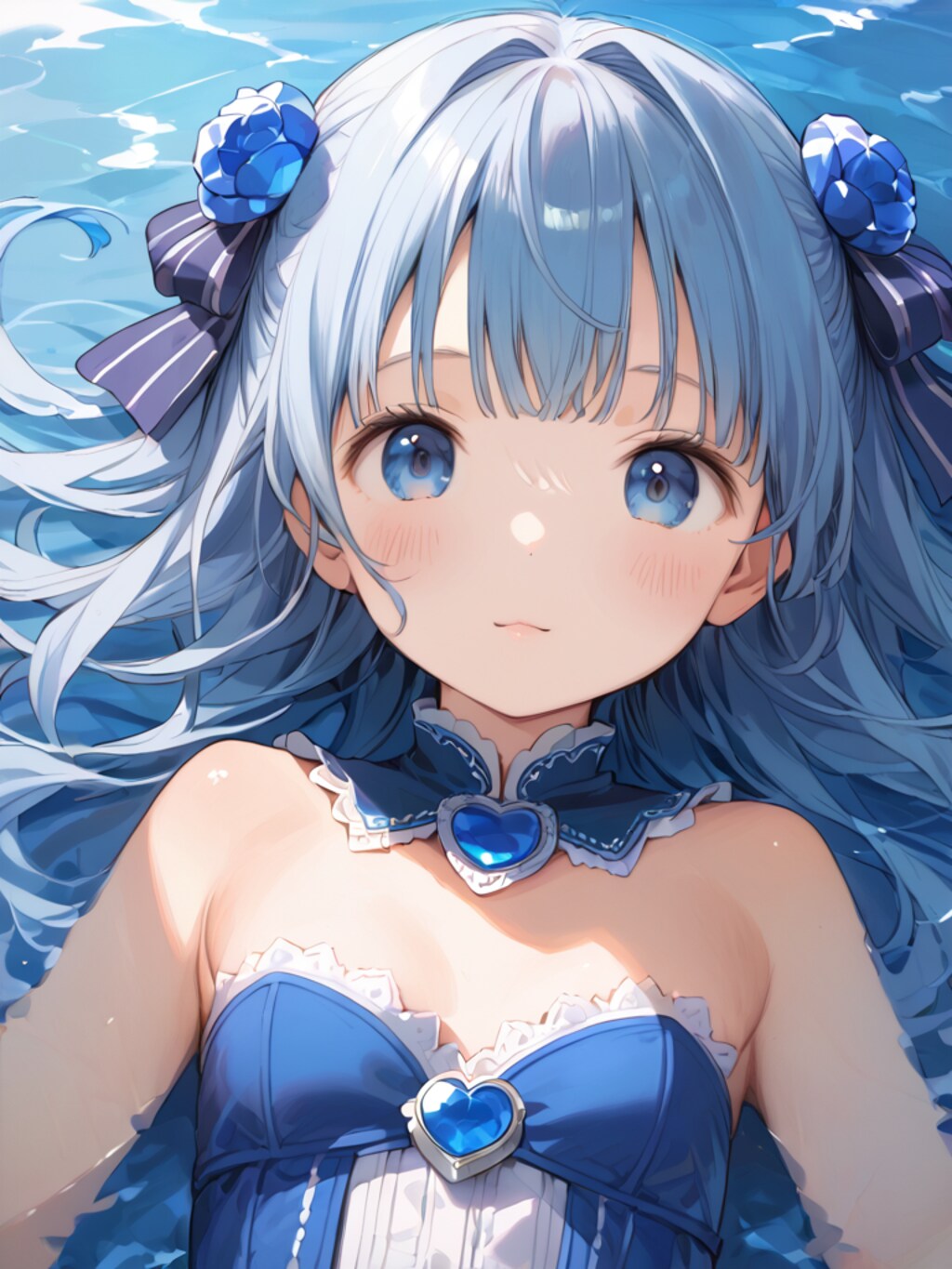 誕生石を擬人化【サファイアその２】１２枚