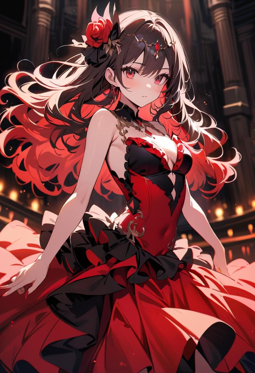 風に舞うフラメンコ1 | の人気AIイラスト・グラビア