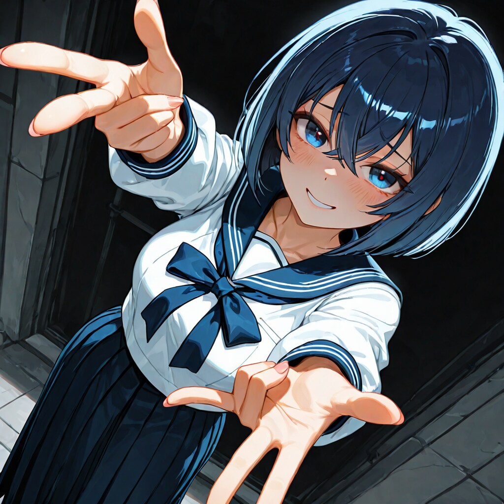 Vサイン時に起こる怪奇現象 | の人気AIイラスト・グラビア