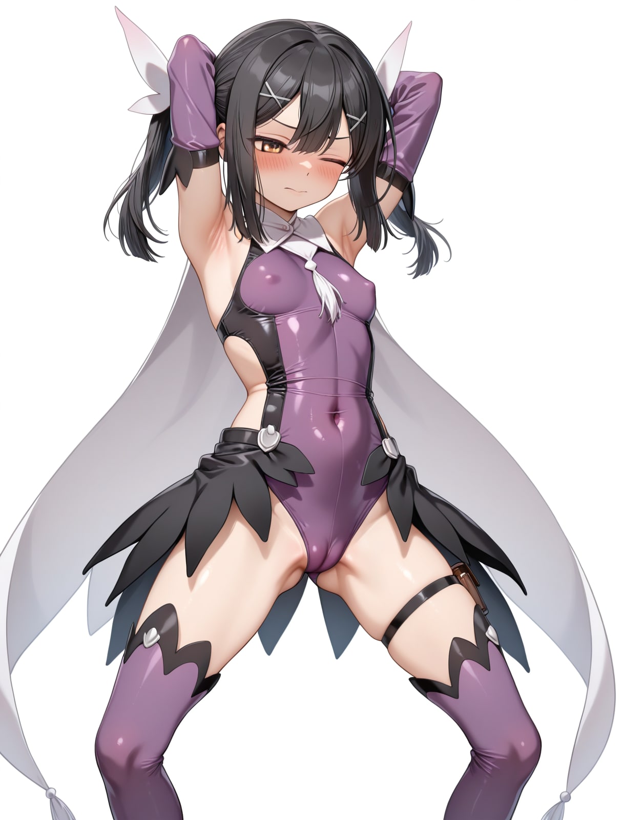 美遊 開脚ポーズ