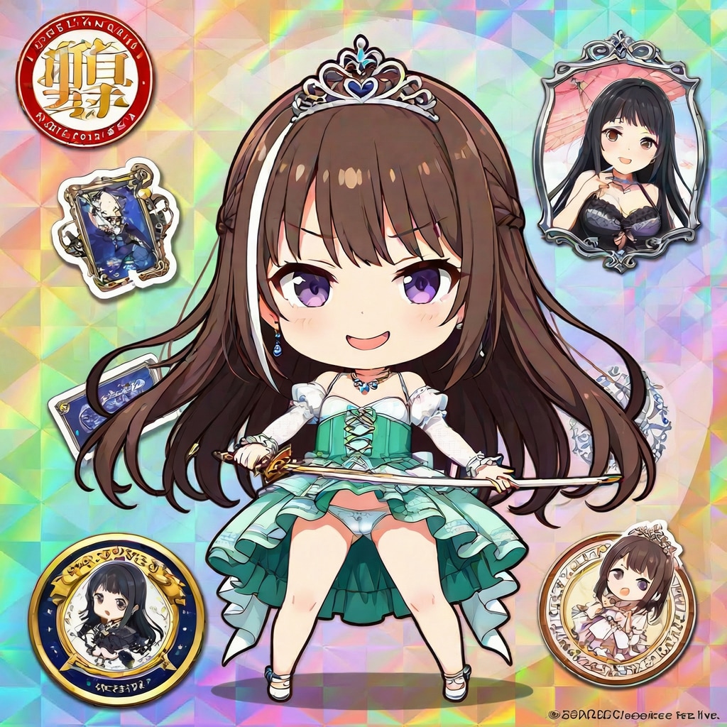 [12枚]【R15版】プリンセスウォーズトレーディングシールに「ロリっ子プリンセス」登場！エロかわカッコいいロリプリを友達に貼って驚かせよう！1番乗りのチャンス!!!（姫さま！２７の２）