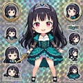 [12枚]【R15版】プリンセスウォーズトレーディングシールに「ロリっ子プリンセス」登場！エロかわカッコいいロリプリを友達に貼って驚かせよう！1番乗りのチャンス!!!（姫さま！２７の２） 10枚目