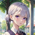 （２６６HQ）銀髪ちゃんJK 2枚目