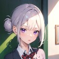 （２６６HQ）銀髪ちゃんJK 3枚目