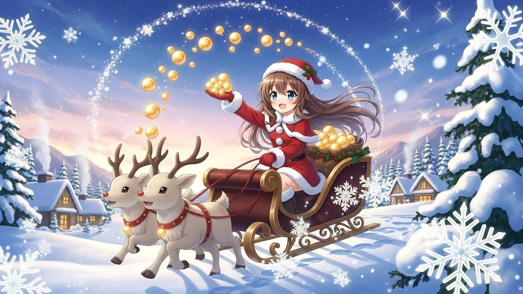 キンタマばら撒きサンタガール