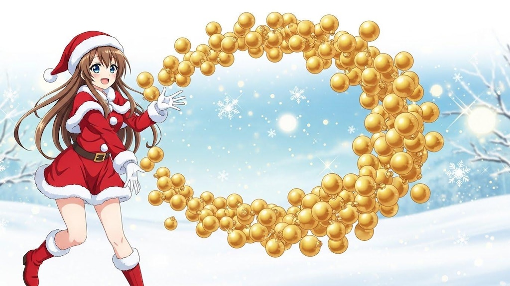 キンタマばら撒きサンタガール