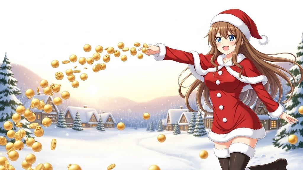 キンタマばら撒きサンタガール