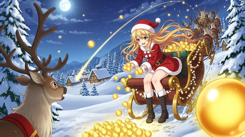 キンタマばら撒きサンタガール