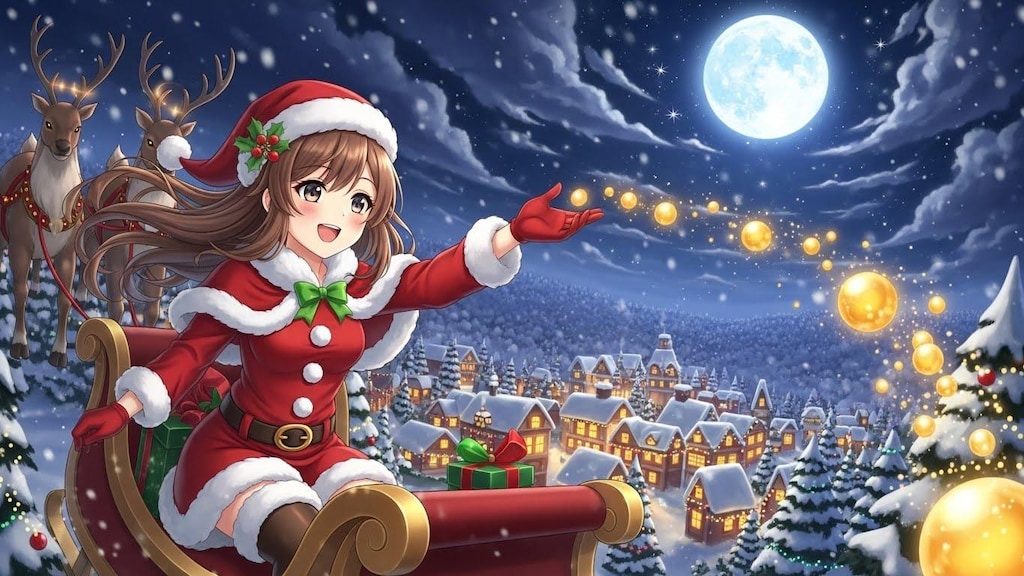 キンタマばら撒きサンタガール