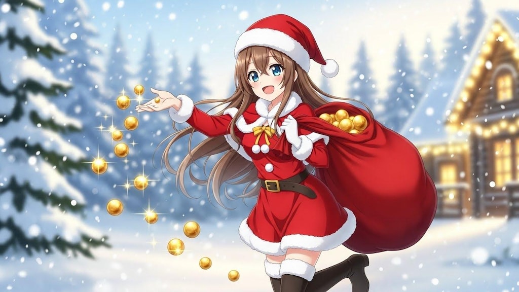 キンタマばら撒きサンタガール