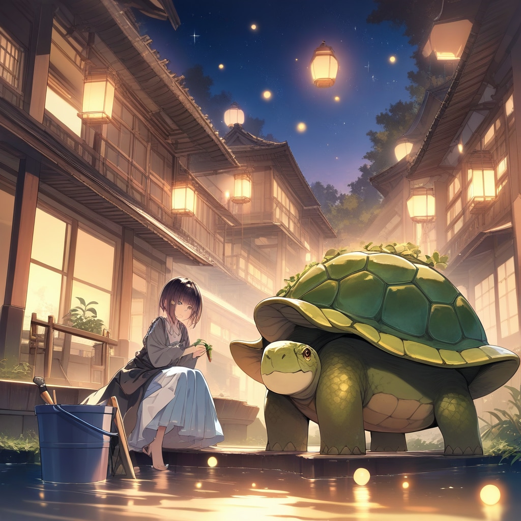 友達(亀)と旅行