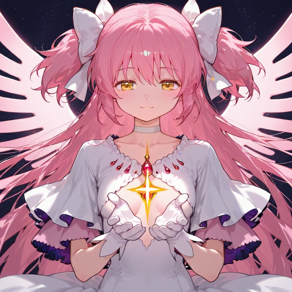 祈りを捧げるアルティメットまどか