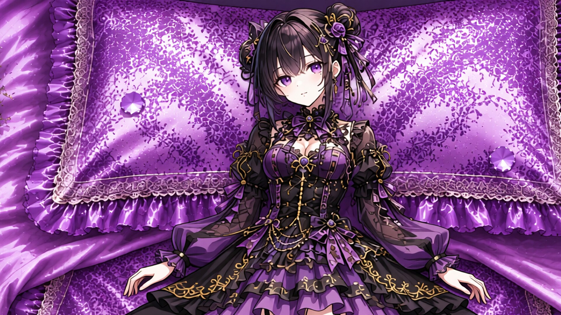 黒髪少女とドレス　その5