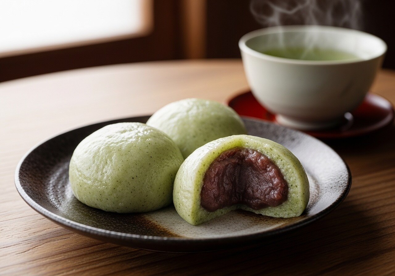 デザートの蓬大福