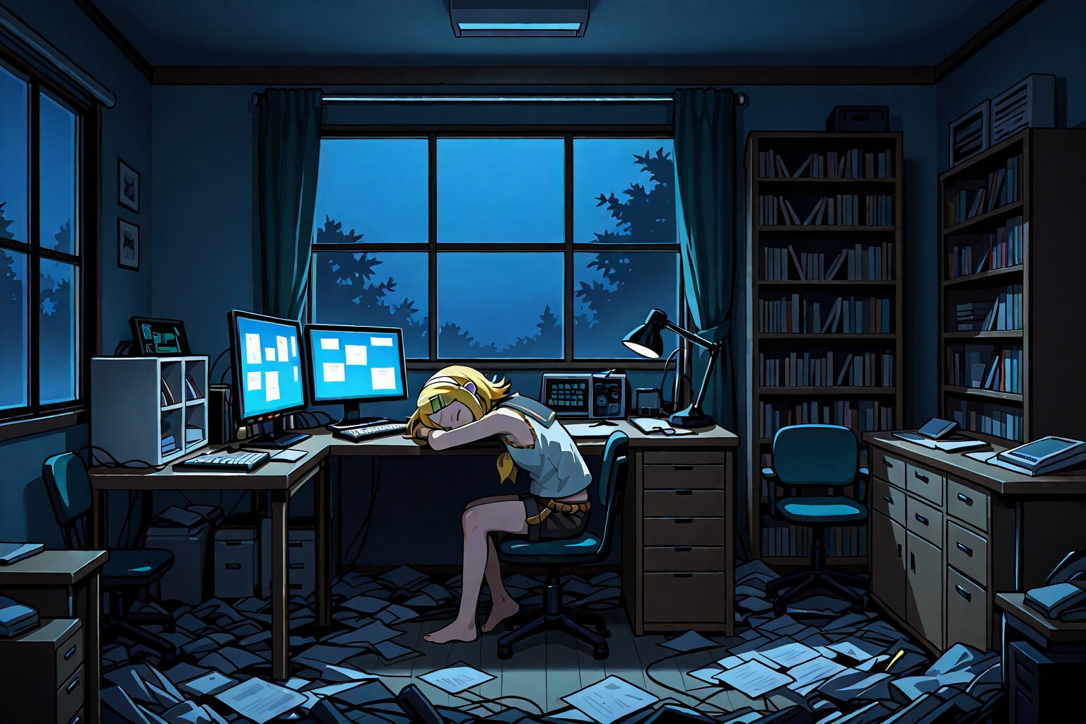 鏡音リン５４ | の人気AIイラスト・グラビア