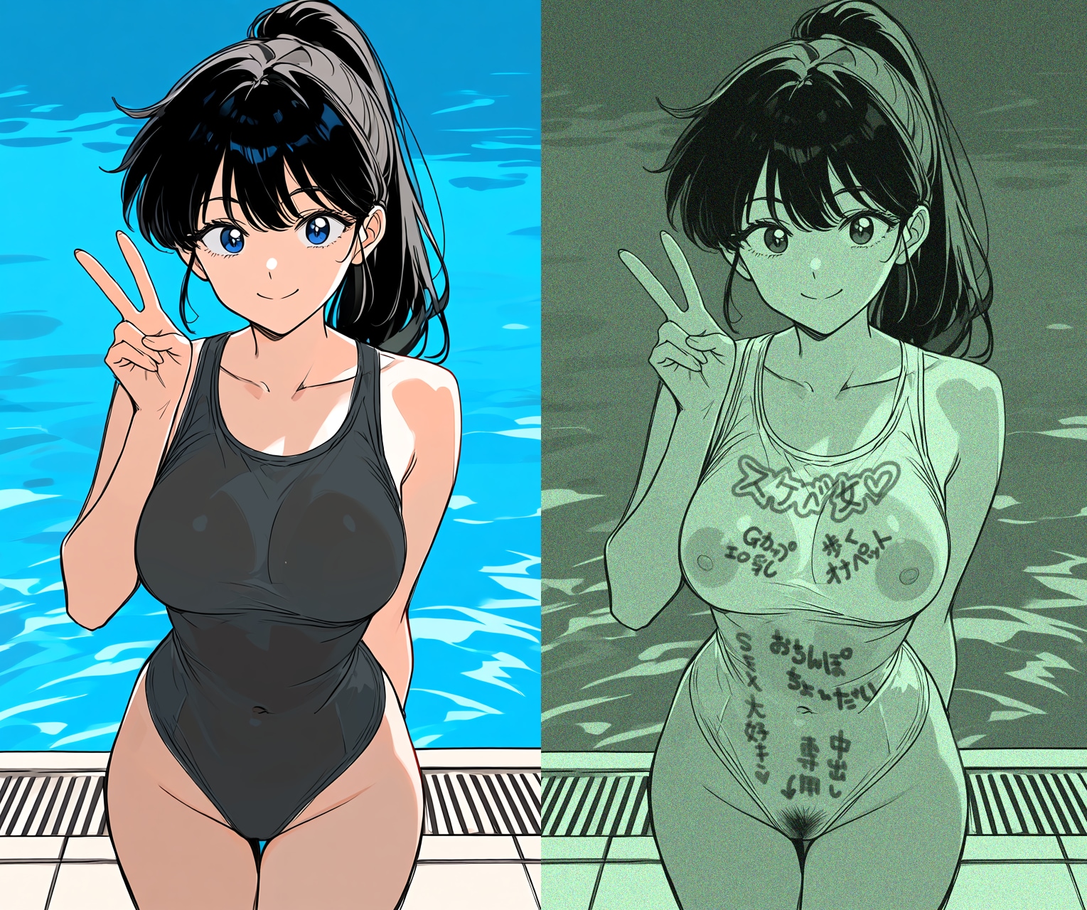 赤外線が暴いた先輩のエロい本性
