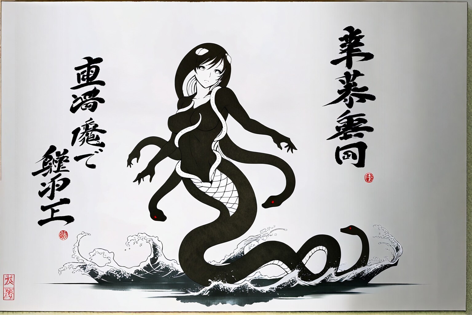 百鬼夜行 濡女 | の人気AIイラスト・グラビア