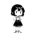 白黒になってみた 4枚目