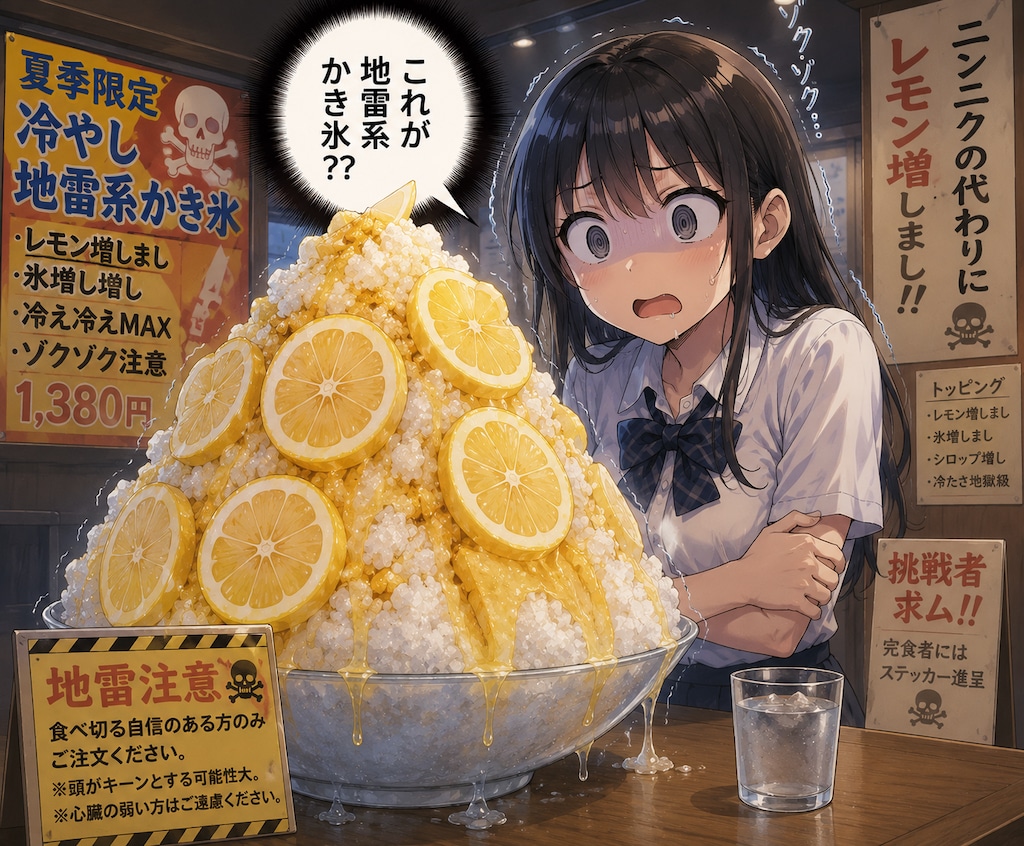 真夏なのにゾクッ!? ゾクゾク系かき氷