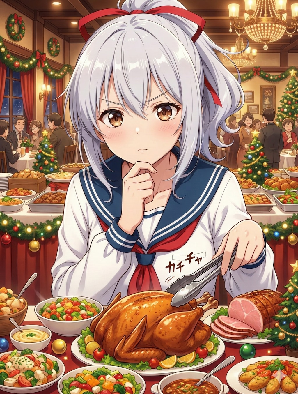 ディナーでカチチャ　クリスマス17日前