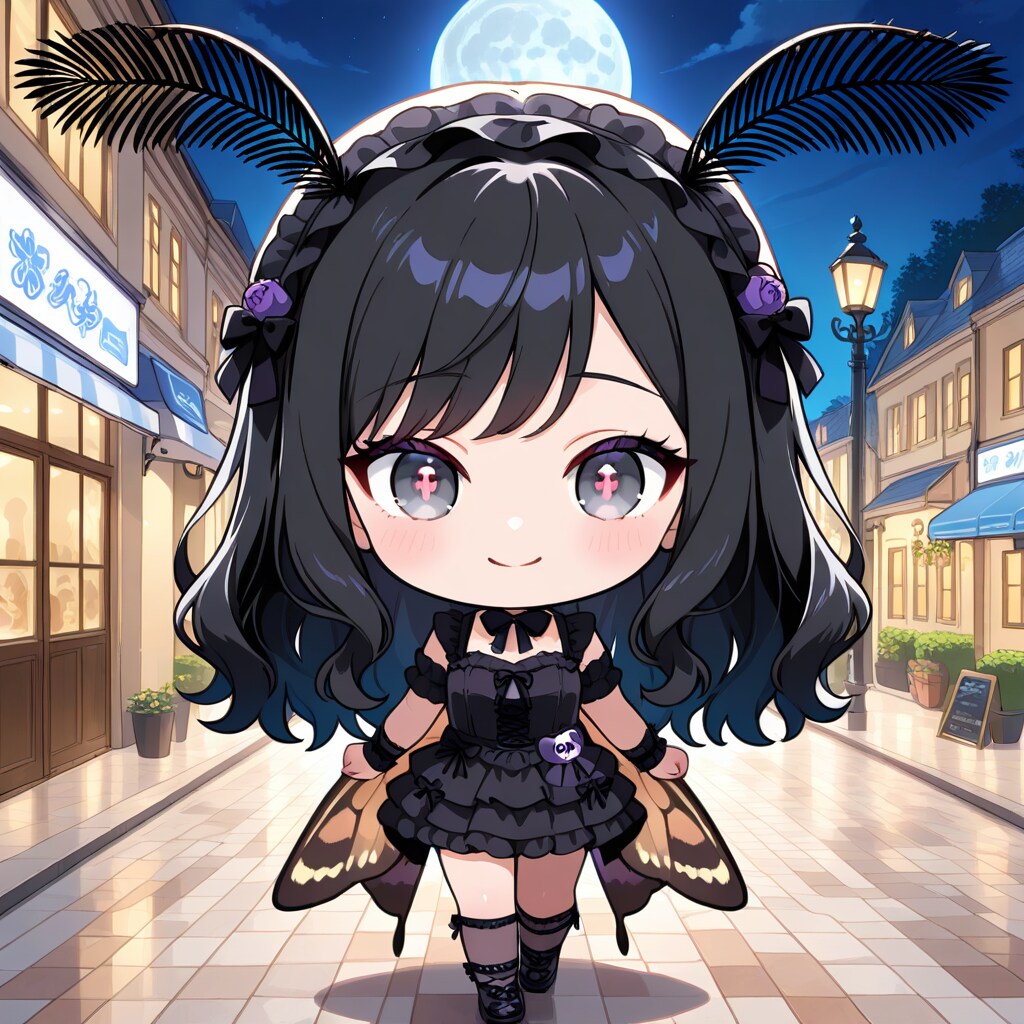 chibi moth girl | の人気AIイラスト・グラビア