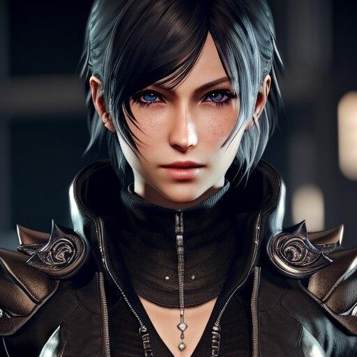 Female Vergil DMC5 Art Design For IA