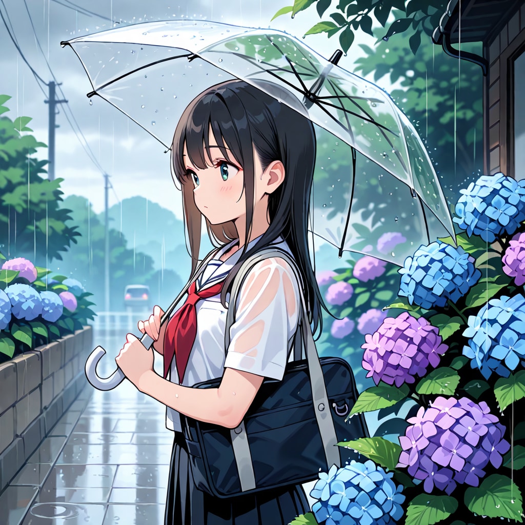 雨の日