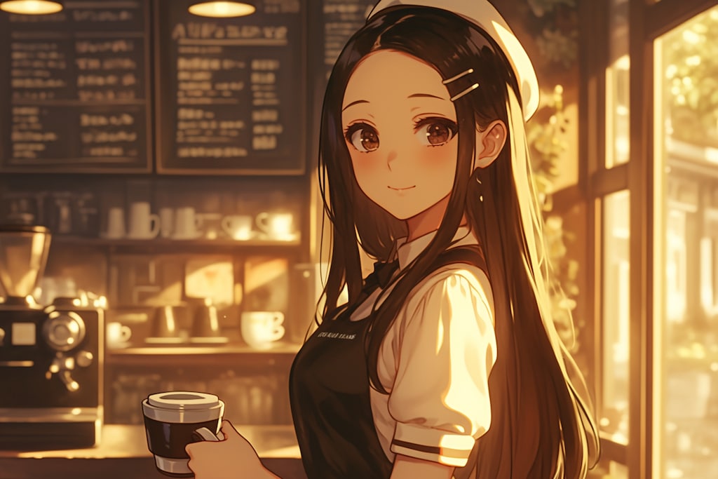カフェのお姉さん☕✨136