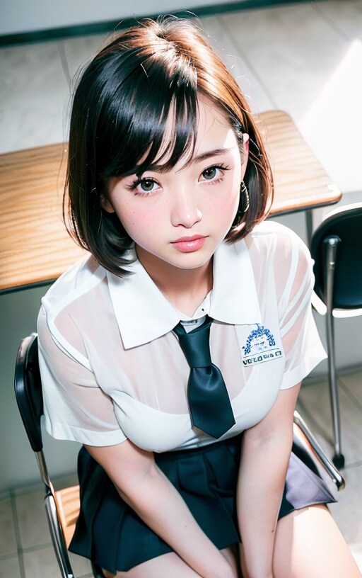 生地薄めの制服