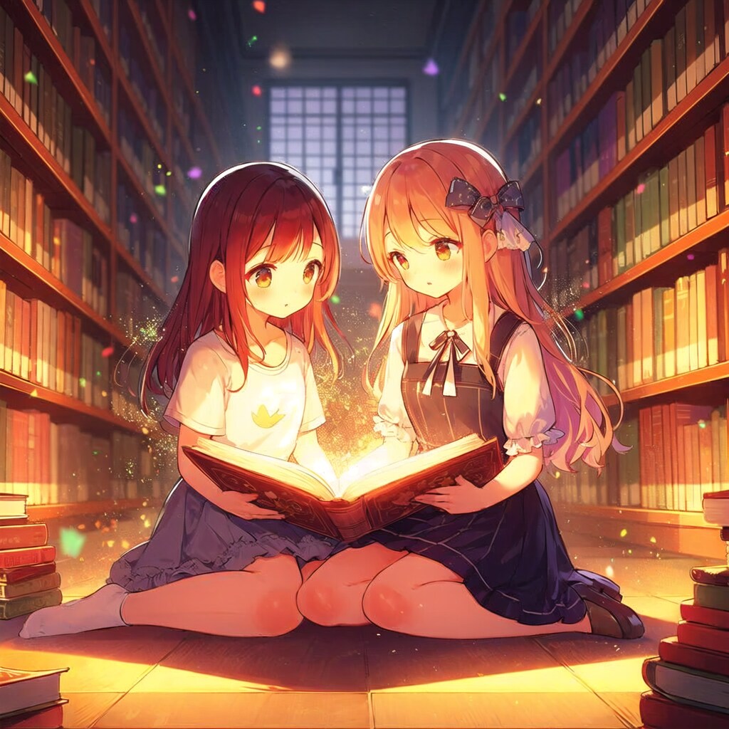 図書館と魔法の絵本