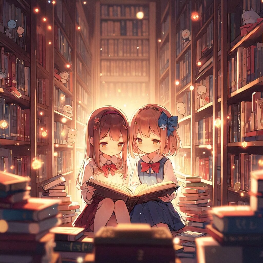 図書館と魔法の絵本