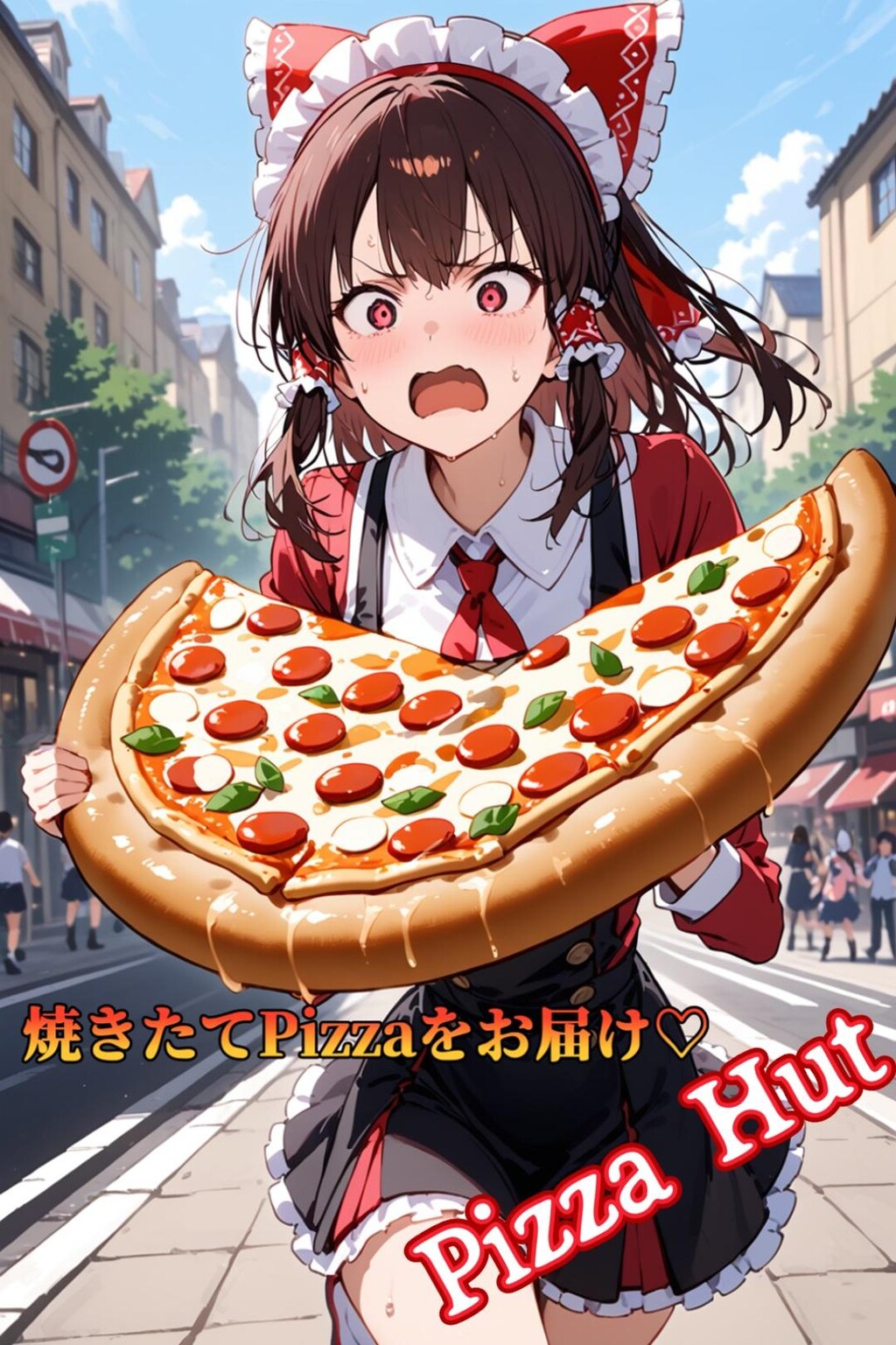 【夢のコラボ】PizzaHut✕博麗霊夢