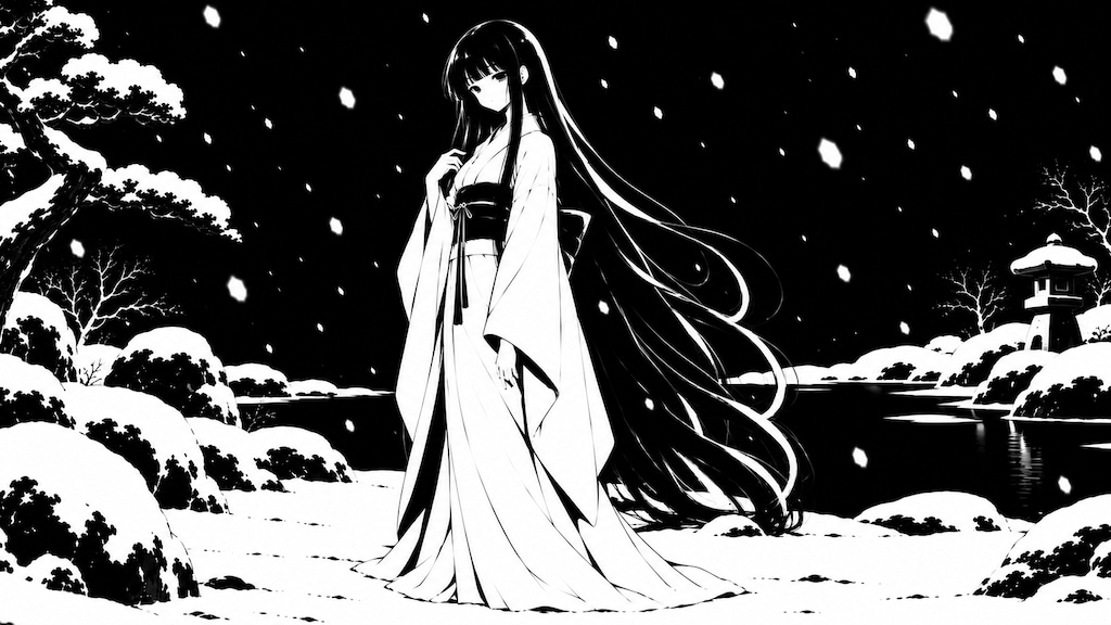 雪夜美人